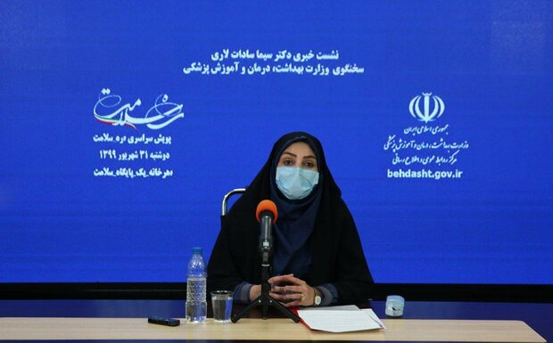 المتحدثة باسم وزارة الصحة الايرانية: تم رصد 178حالة وفاة جديدة بسبب كورونا في البلاد