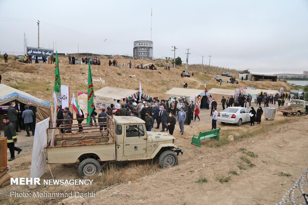 افتتاح نمایشگاه رزمی و فرهنگی دفاع مقدس در اردبیل