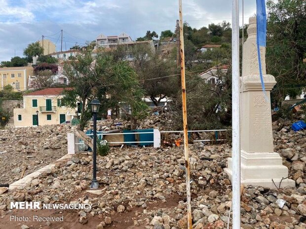 سیل کم سابقه در یونان