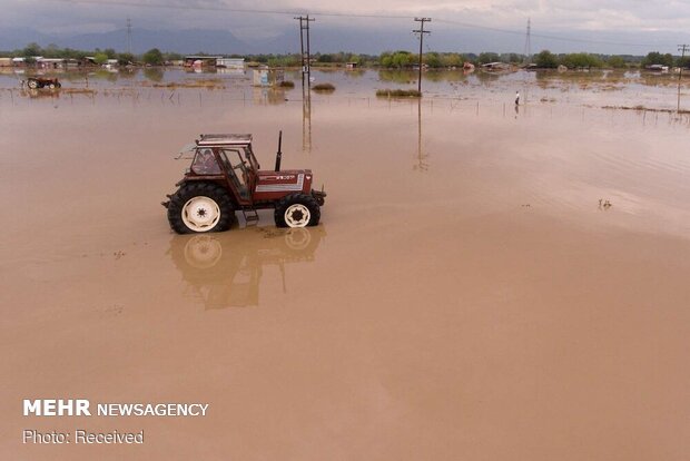 سیل کم سابقه در یونان