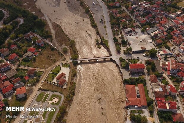 سیل کم سابقه در یونان