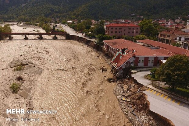 سیل کم سابقه در یونان