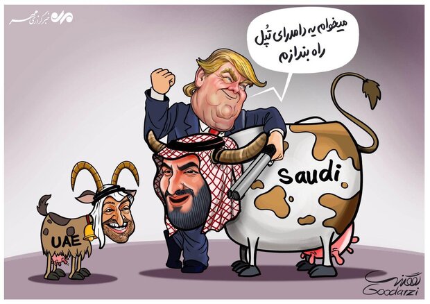 US efforts to milk UAE, Saudi Arabia 