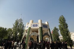 مزار شهدای گمنام دانشگاه علوم پزشکی ایران میزبان عزاداران حسینی
