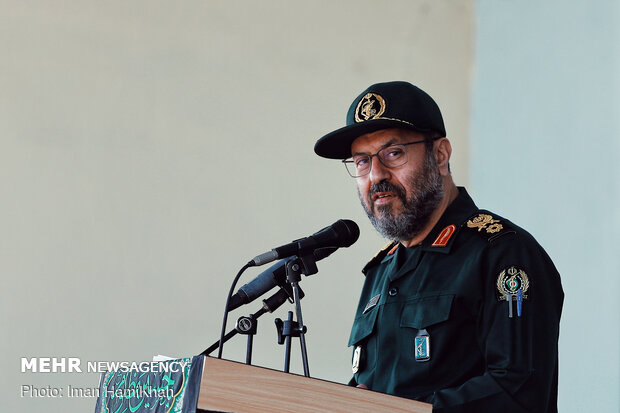 Armed forces hold joint morning ritual in Hamedan