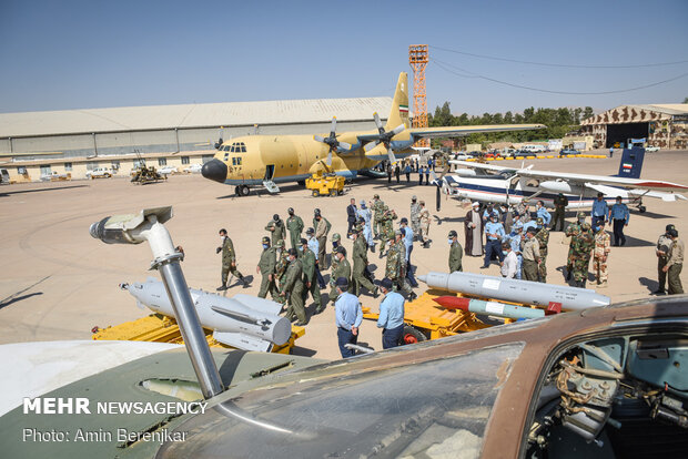 نمایشگاه توانمندی های نیروی هوایی ارتش در شیراز