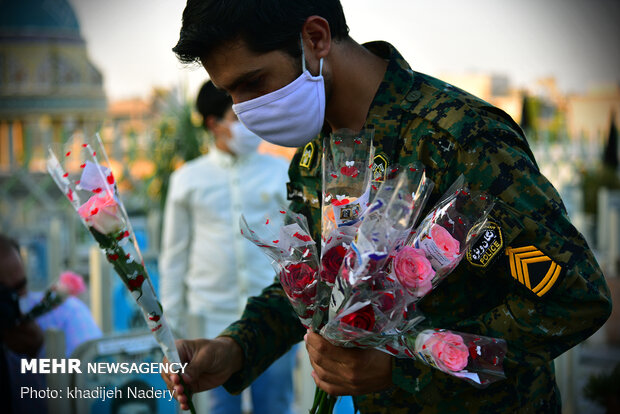 Dusting ceremony of Martyrs’ Cemetery in Isfahan
