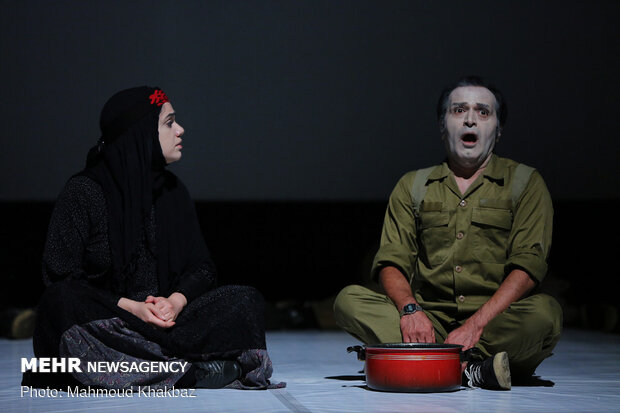 Kish hosts performing Play 'Where Are Our Hands, Mamhasan"
