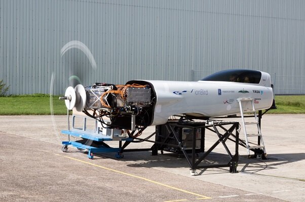 آزمایش موتور سریع‌ترین هواپیمای برقی جهان