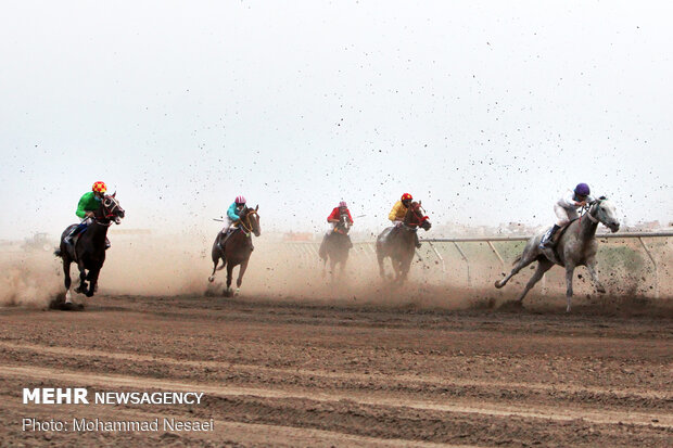 Horse racing competitions in N Iran