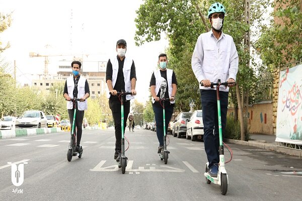 معرفی نخستین سیستم اسکوتر اشتراکی ایران در روز جهانی بدون خودرو