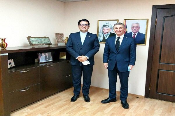 Iran envoy to Baku meets with Palestinian counterpart