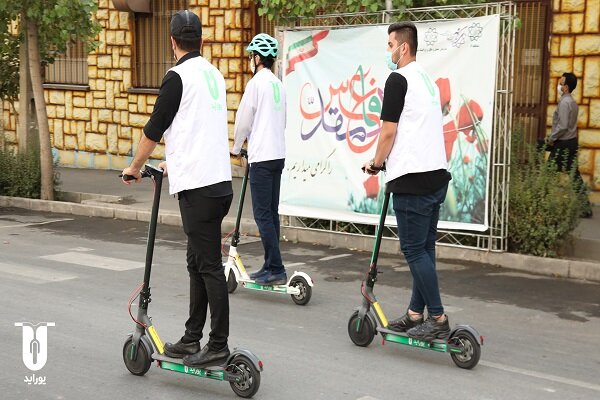 معرفی نخستین سیستم اسکوتر اشتراکی ایران در روز جهانی بدون خودرو