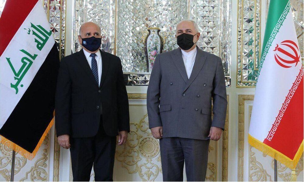 وزير الخارجية الإيراني يبحث مع نظيره العراقي اغتيال القائده الشهید سليماني