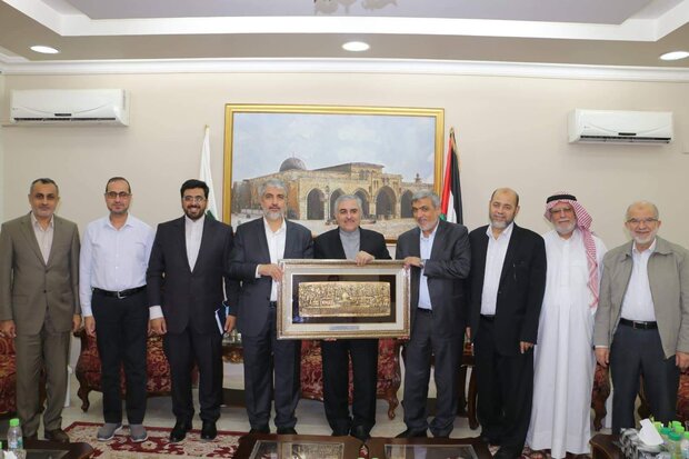 حرکة حماس تعرب عن شكرها للسفير الإيراني لدى قطر