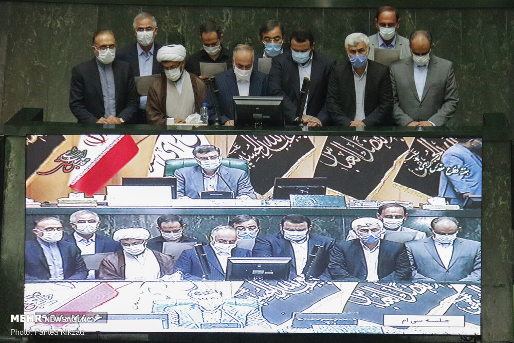 Open session of Iran's Parliament on Sunday