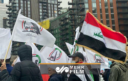 رژه خودرویی طرفداران حشدالشعبی در لندن