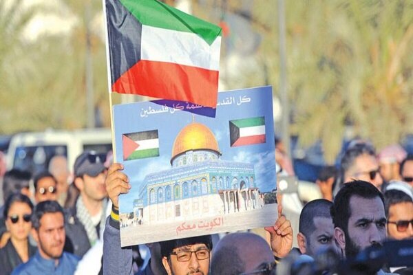 ابتکار شهروند کویتی برای اعلام حمایت از آرمان فلسطین