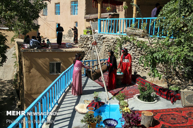 Uraman Village, beautiful stair-stepped village in W Iran
