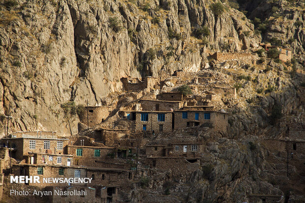 Uraman Village, beautiful stair-stepped village in W Iran
