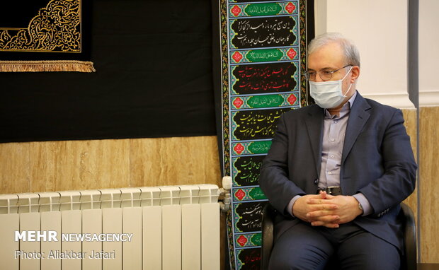 دیدار سعید نمکی وزیر بهداشت با نماینده ولی فقیه در استان گلستان