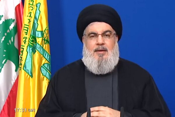 سخنرانی دبیر کل حزب الله لبنان آغاز شد