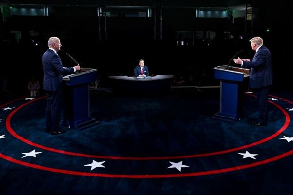آخرین مناظره انتخاباتی دونالد ترامپ و جو بایدن آغاز شد