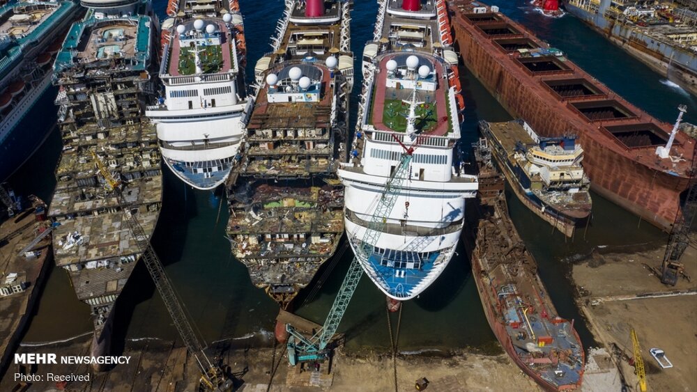 بازیافت صدها کشتی غول پیکر در منطقه آلیانا