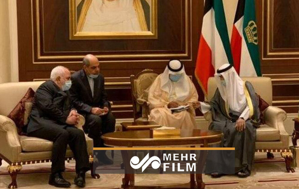 دیدار ظریف با امیر جدید کویت