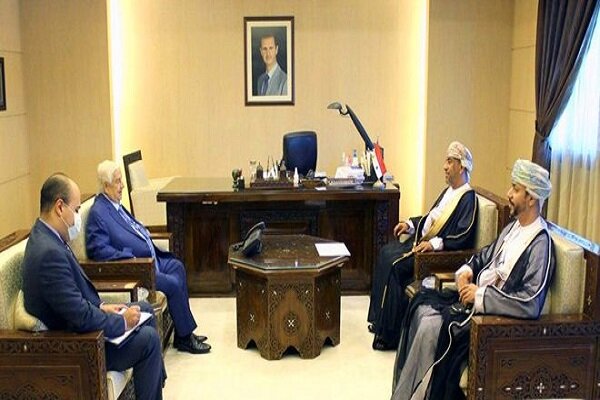 رایزنی وزیر خارجه سوریه با سفیر جدید عمان در دمشق