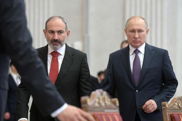 پوتین خواستار حل و فصل بحران ارمنستان در چارچوب قانون شد