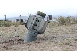 اصابت موشک مناقشه قره باغ به ۱۲۰ کیلومتری تبریز در هریس
