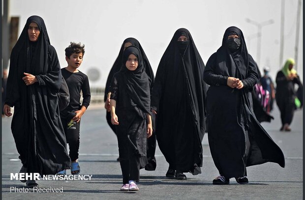 پیاده روی اربعین از بغداد به کربلا