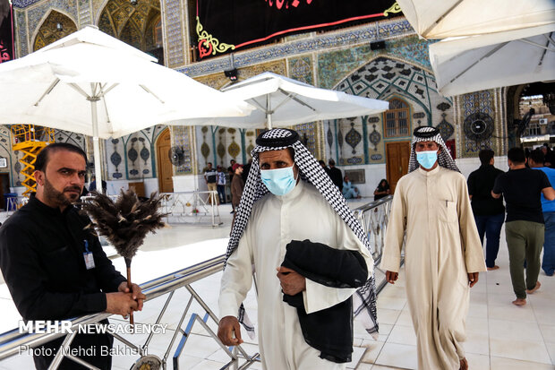 Imam Ali (PBUH) Holy Shrine in Najaf Ashraf on eve of Arbaeen