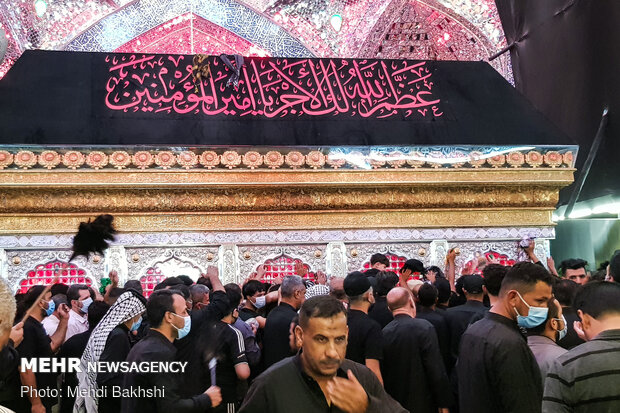 Imam Ali (PBUH) Holy Shrine in Najaf Ashraf on eve of Arbaeen