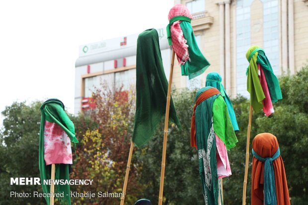 İran'ın Erdebil eyaletinde Kerbela Olayı canlandırıldı