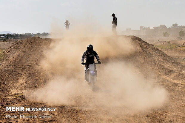 Motocross competition in Isfahan prov.