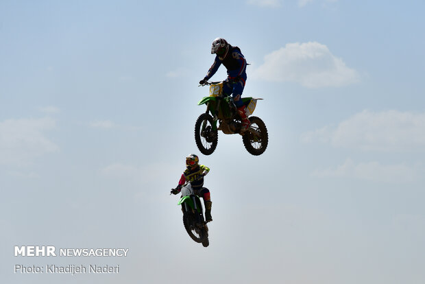 Motocross competition in Isfahan prov.