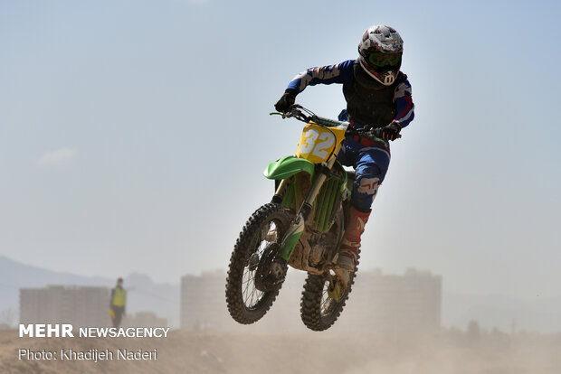 Motocross competition in Isfahan prov.