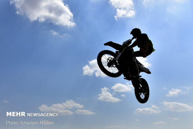 Motocross competition in Isfahan prov.