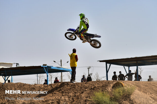 Motocross competition in Isfahan prov.