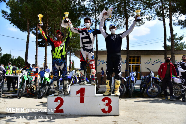 Motocross competition in Isfahan prov.