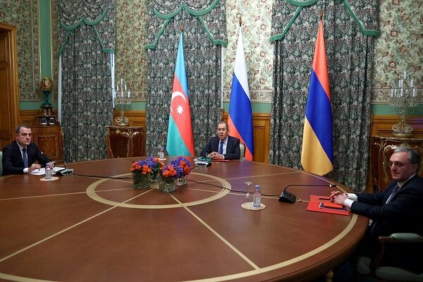 Russian, Armenian, Azerbaijani FMs hold talks in Moscow