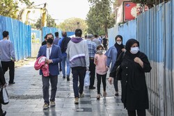 تہران میں ماسک کا استعمال لازمی