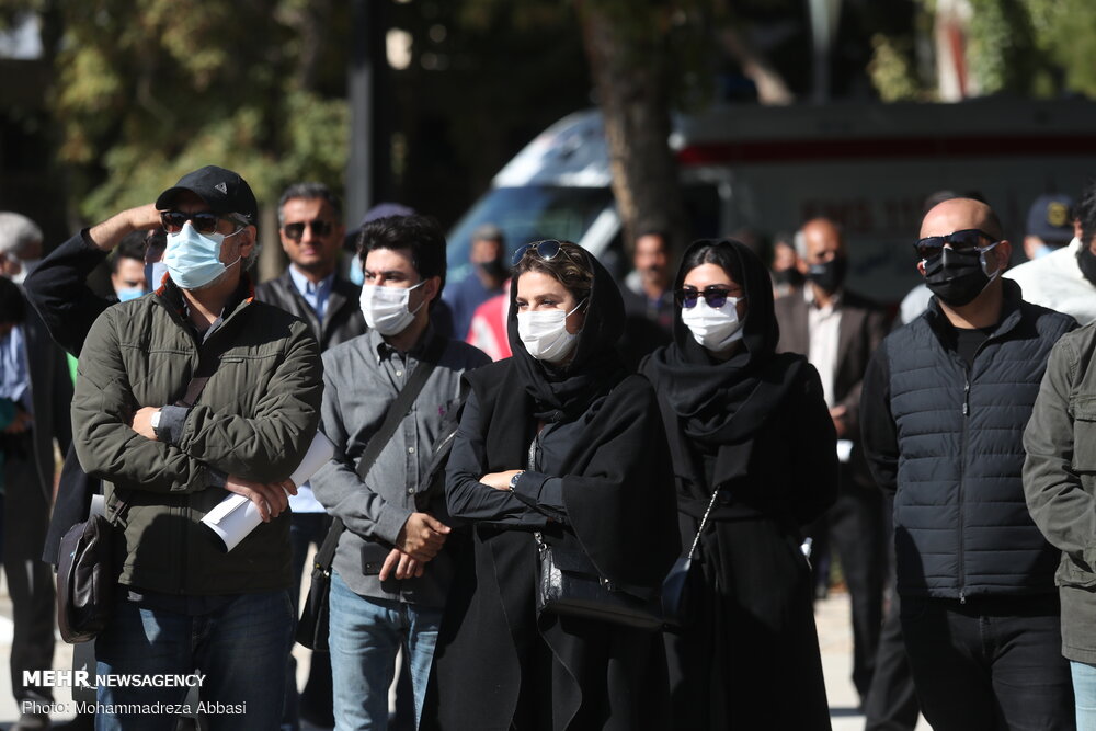 مراسم خاکسپاری پیکر محمدرضا شجریان