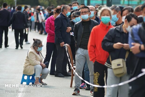 تست کرونای 9 میلیون نفر در شهر "چینگدائو" چین