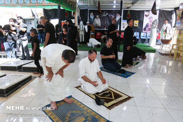 Tomb of Martyred Iraqi PMU Deputy Cmdr. Abu Mahdi al-Muhandis