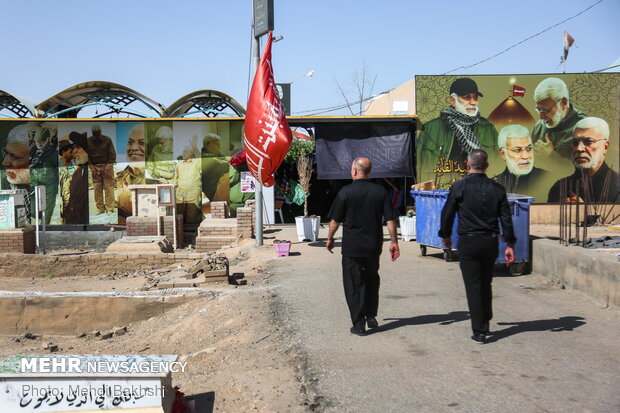 Tomb of Martyred Iraqi PMU Deputy Cmdr. Abu Mahdi al-Muhandis