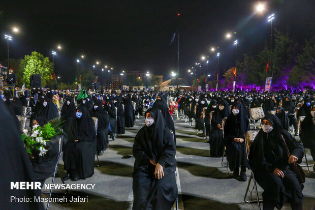 Farewell ceremony for resistance martyrs in Mazandaran