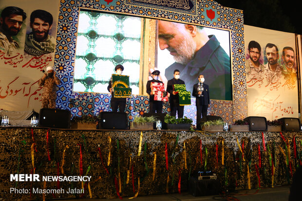 Farewell ceremony for resistance martyrs in Mazandaran